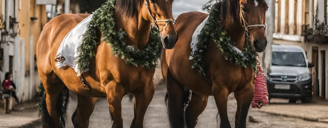 Quando a magia do Natal veio a cavalo